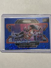 2022 Panini Prizm WWE Kayden Carter FOTL Blue Shimmer /10