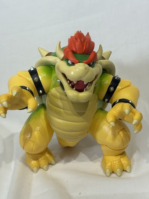#ad Nintendo Super Mario Bros. Movie Bowser 7quot; Figure Fire Breathing Light Up Effect $12.99