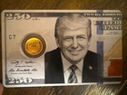 Donald Trump 9999 Gold Round United State Silver Pours Systems 1/1000 Pure Gold