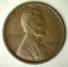 1915 Lincoln Wheat Cents One Cent US Coin Extra Fine Bronze 1c XF Circulated