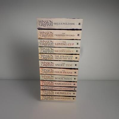 Poldark Complete Book Set Series 1-12 By Winston Graham Paperback - VGC