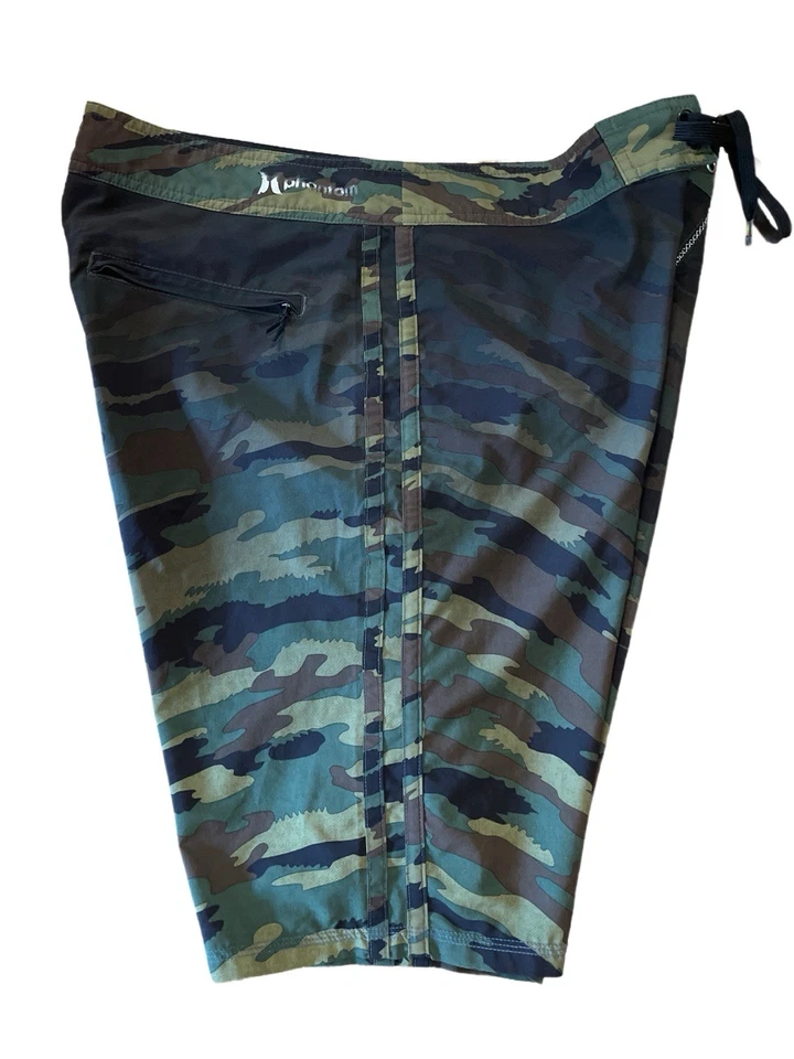 Pantalones Cortos de Tabla HURLEY Camuflados Playa Surf Bañador Hombres Talla 38 Foto 3 de 4
