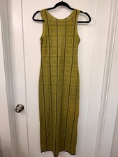 American & Beyond Green Crochet Lace Maxi Dress NWT Women’s Small