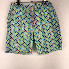 Peter Millar Mens Lined Star Print Swim Shorts Size M