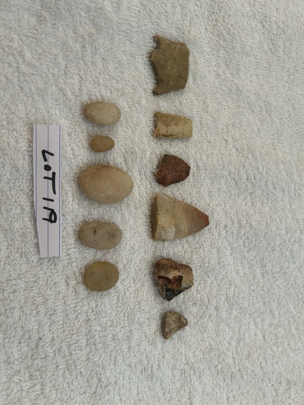 Lot Of 11 Authentic Native American Indian Arrowheads