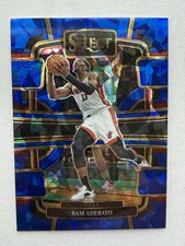 2023-24 Panini Select - Concourse Bam Adebayo #59 Blue Cracked Ice Prizm
