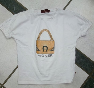 Original Designer AIGNER Logo Kids Shirt Gr.116 (6)