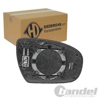Diederichs Spiegelglas AsphÄRisch Beheizbar Links Passend FüR Hyundai I20