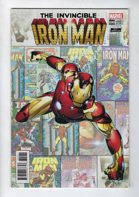 Invincible Iron Man # 600 Coipel Retailer Incentive Variant Cover (2018) NM+ New