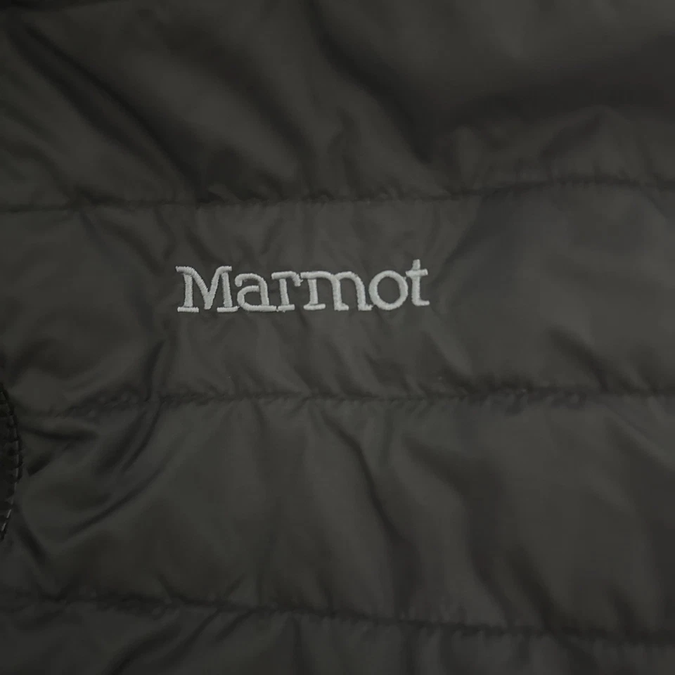 Chaqueta acolchada con cremallera completa Marmot negra para mujer talla pequeña S Foto 3 de 4