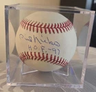PHIL NIEKO HOF- 97 Autographed Baseball