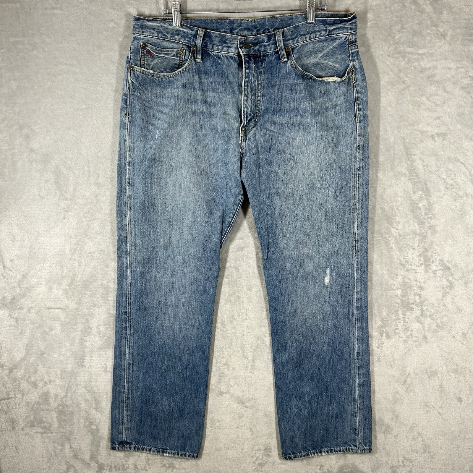 Polo Ralph Lauren Jeans 67 Vintage Classic Blue Denim Jeans Mens 36x30 Retro
