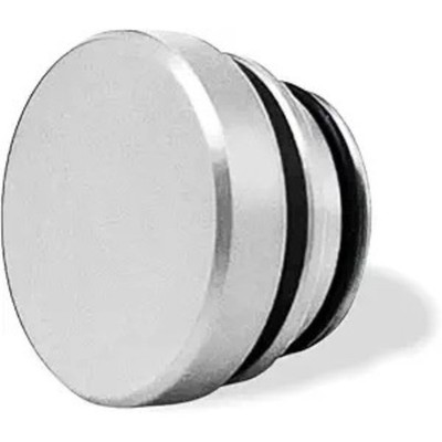 Waterproof Dustproof Aluminum Cigarette Lighter Plug Cover Cap f Color: Silver