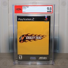 PSA 9.8 A+ / Crazy Taxi 1ST PRINT / PlayStation 2, PS2 2001 NEW! RARE!