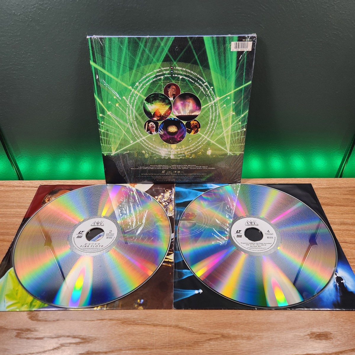 LaserDisc Pink Floyd Pulse 1995 2 Disc Set Original Shrink Wrap Vg