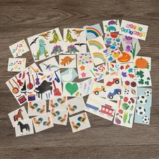 Vintage Mrs. Grossmans Sticker Lot 80s 90s Junk Journaling Scrapbook