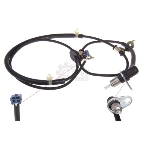 ABS Sensor Raddrehzahl DrehzahlfüHler Hinten FüR Suzuki Liana SchräGheck ER-image
