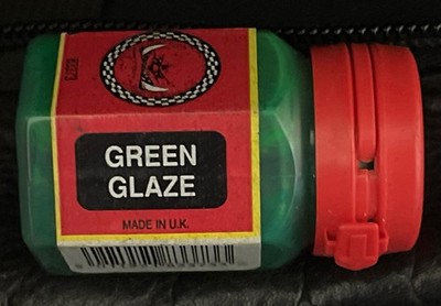 Neu versiegelt 90 s Citadel Farbe grüne Glasur Hex Paint Topf versiegelt 17,5ml Warhammer