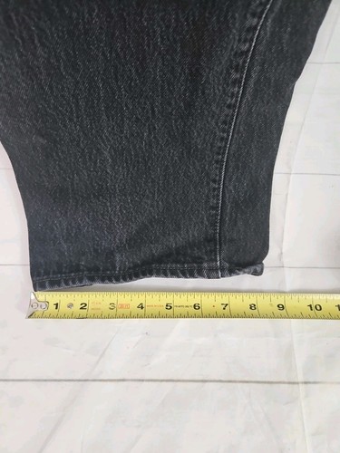 Levi's 501 Herren Gr. 38x32 Schwarz Denim Jeans Button Fly Prewash 100% Baumwolle 2021 - Bild 4 von 12