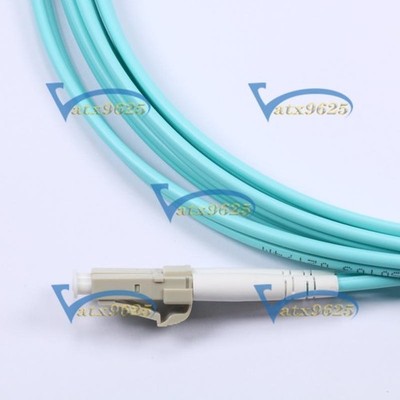 10PCS 3M LC-LC UPC Multi-Mode OM3 Cable Duplex Fiber Optical Jumper Patch Cord *