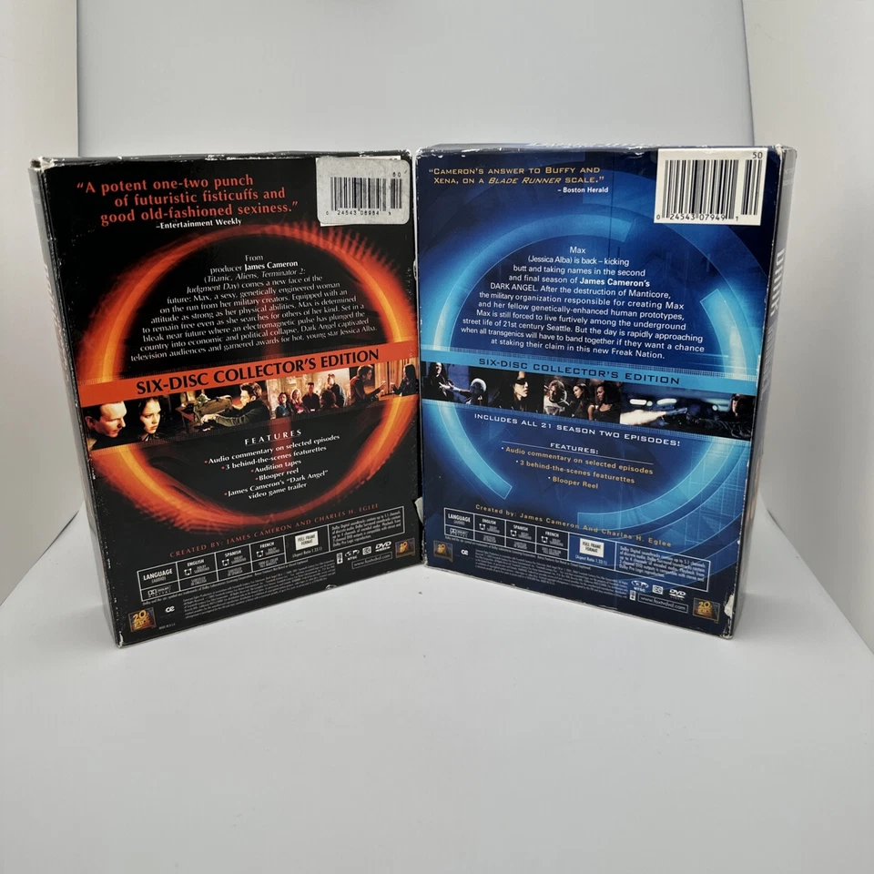 Dark Angel The Complete Series Temporadas 1-2 (2 Juegos de Caja) 12-DISC Colección Fuera de Stock Foto 2 de 4