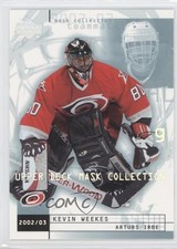 2002-03 Upper Deck Mask Collection Teammates Arturs Irbe Kevin Weekes #17 9jq