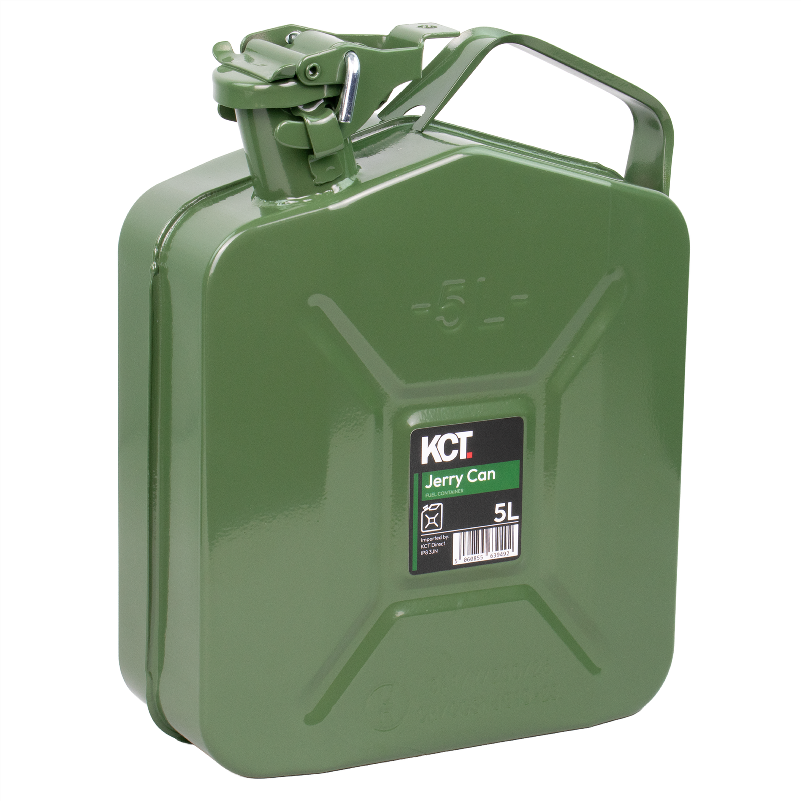 KCT 5L JERRY CAN FUEL PETROL DIESEL STORAGE CONTAINER FOR VEHICLE CAR MOTORBIKE