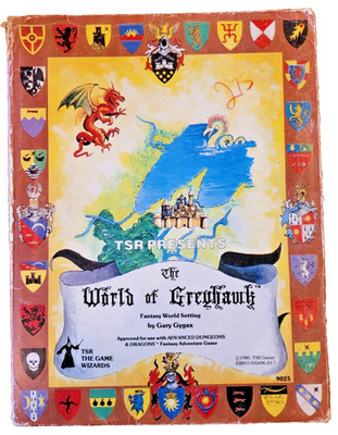 World of Greyhawk Folio - AD&D 1. Auflage - 9025 - vermutlich 2. Auflage.