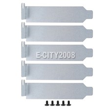 5x PCI/PCI Express Slot Cover Diaphragm Housing Sheet Metal Cover Full Height