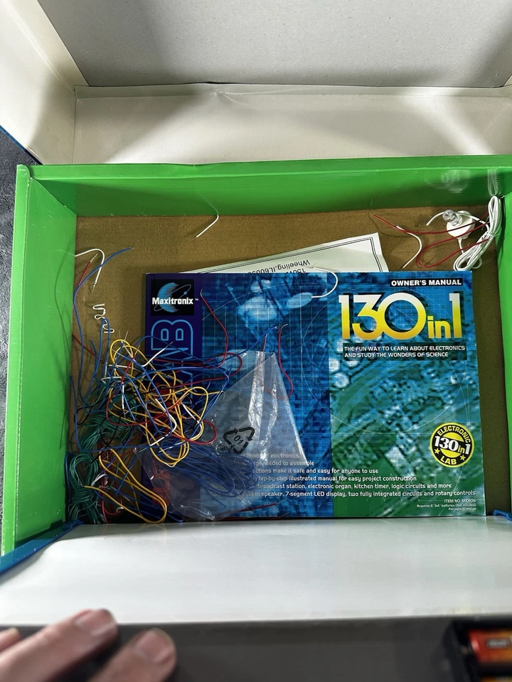 130 in 1 Electronics Project Lab Learning Kit Kids Learn Electronics XMAS GIFT - Image 3 of 3