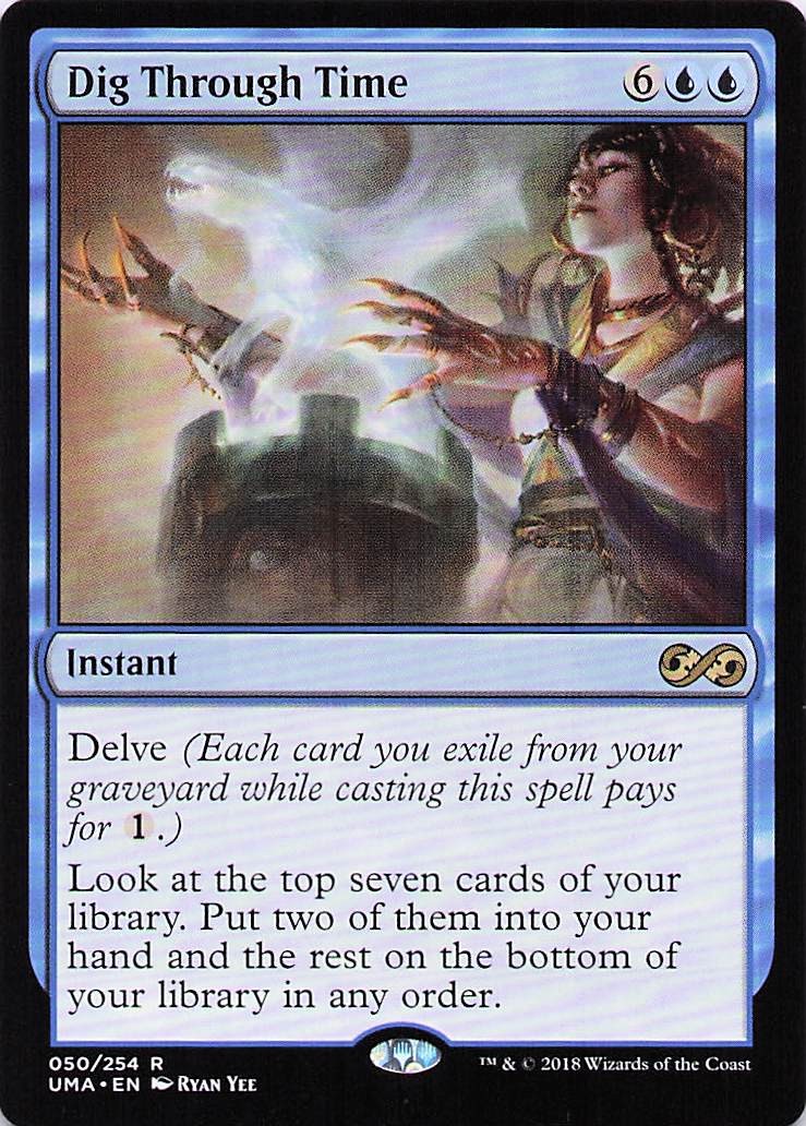 Dig Through Time 50 Rare Ultimate Masters Magic: The Gathering Near Mint