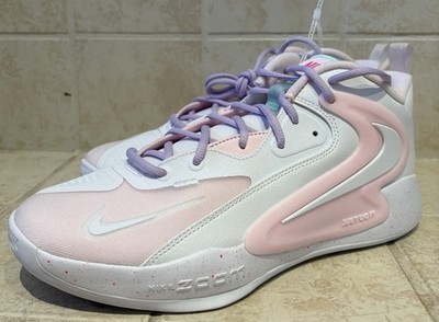 Nike Zoom Hyperset 2 SE Shoes Mens 11.5 White Pink Leather