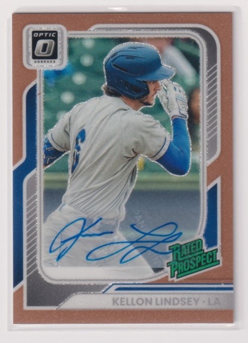 2026 Donruss #149 Kellon Lindsey FOTL Gold Glitter/5 Auto