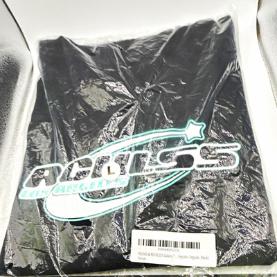 Young & Reckless Men s Graphic Print Logo T-Shirt Black Size L Regular Fit