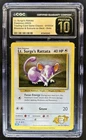 2023 Pokemon Classic Lt. Surge's Rattata Blastoise & Suicune ex #015/034 CGC 10