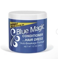 Blue Magic Hair Dressing Conditioner Anti Breakage Moisturizer Hair Cream 12 oz