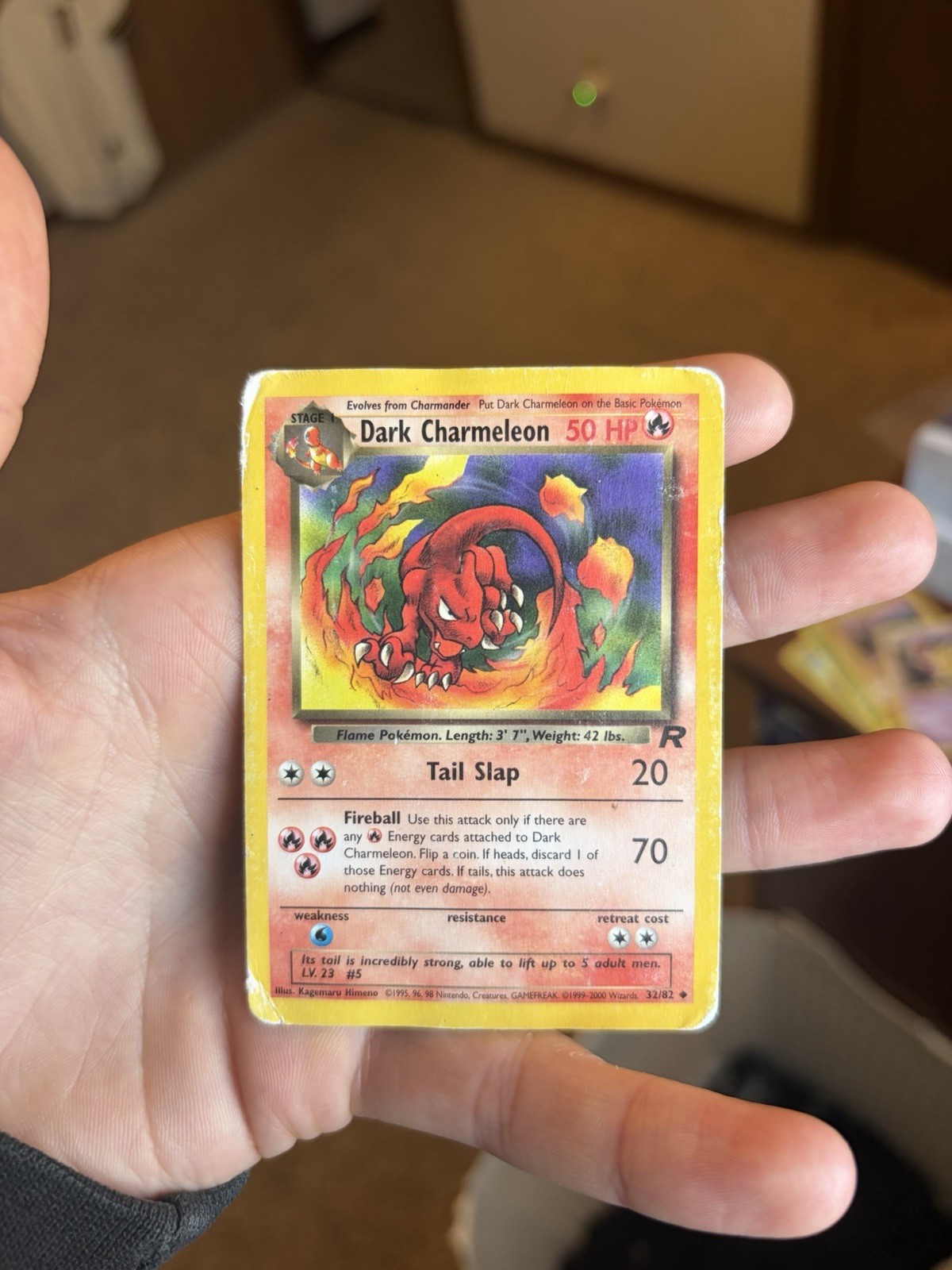 Pokemon Team Rocket Dark Charmeleon 32/82