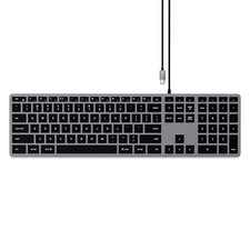 Slim W3 Wired Backlit Keyboard with Numeric K...
