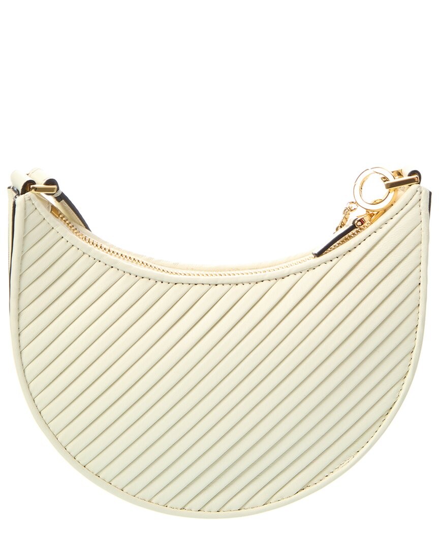 ショルダーバッグ・ポシェット VALENTINO White Hobo Bag with VLogo Detail in Leather Woman Valentino Vlogo Leather Hobo Bag Women's White | eBay