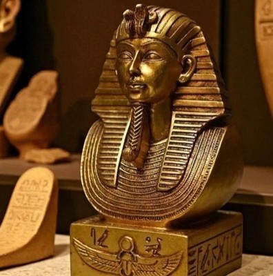 EGYPTIAN ARTIFACTS A RARE AUTHENTIC PHARAONIC STATUE OF PHARAOH TUTANKHAMUN BC