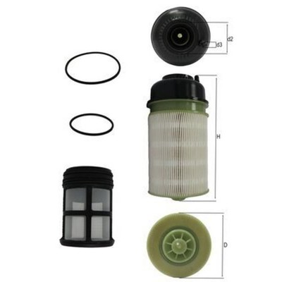 Kraftstofffilter MAHLE KX 602KIT