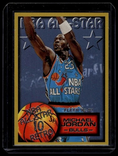 1996-97 Fleer Michael Jordan NBA All-Star 10 Retro #282 Bulls Insert