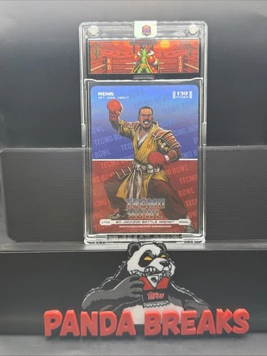 2026 Bo Jackson Battle Arena Tecmo Monk Logo Brawl Power 130 Art Monk
