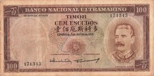 Timor 100 Escudos 1959