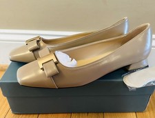 C.Paravano Women's Ballet Flats Shoes Square Toe Flats with Bowknot Sz 9.5 New