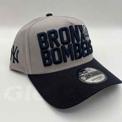 New Era New York Yankees Gray Bronx Bombers Wordmark 9Forty A Frame Snapback Hat