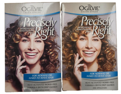 OGILVIE Precisely Right PERM for Normal or Hard To Wave Hair ( 2 kits ) blue