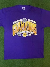 2008 Los Angeles Lakers - Western Conf Champs - Vintage NBA T-Shirt Large 