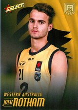 2015 West Coast Eagles AFL Select Future Force Rookie Card - Josh Rotham