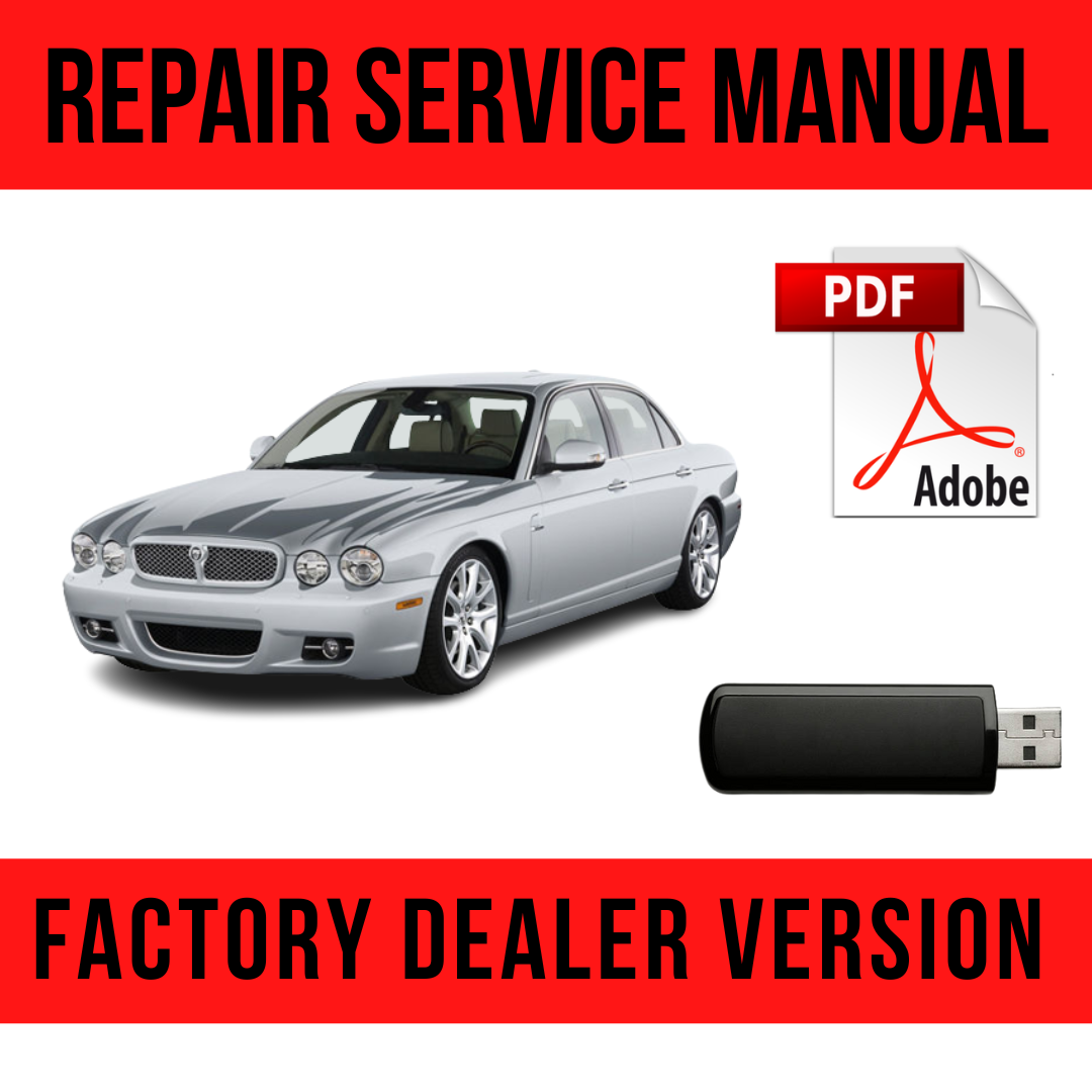 Jaguar XJ 2009-2019 Factory Repair Manual X351 USB | eBay